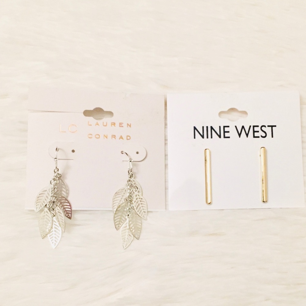 LC Lauren Conrad and Nine West Earrings